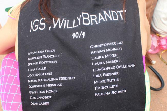 Unsere f&uuml;nf 10.Klassen